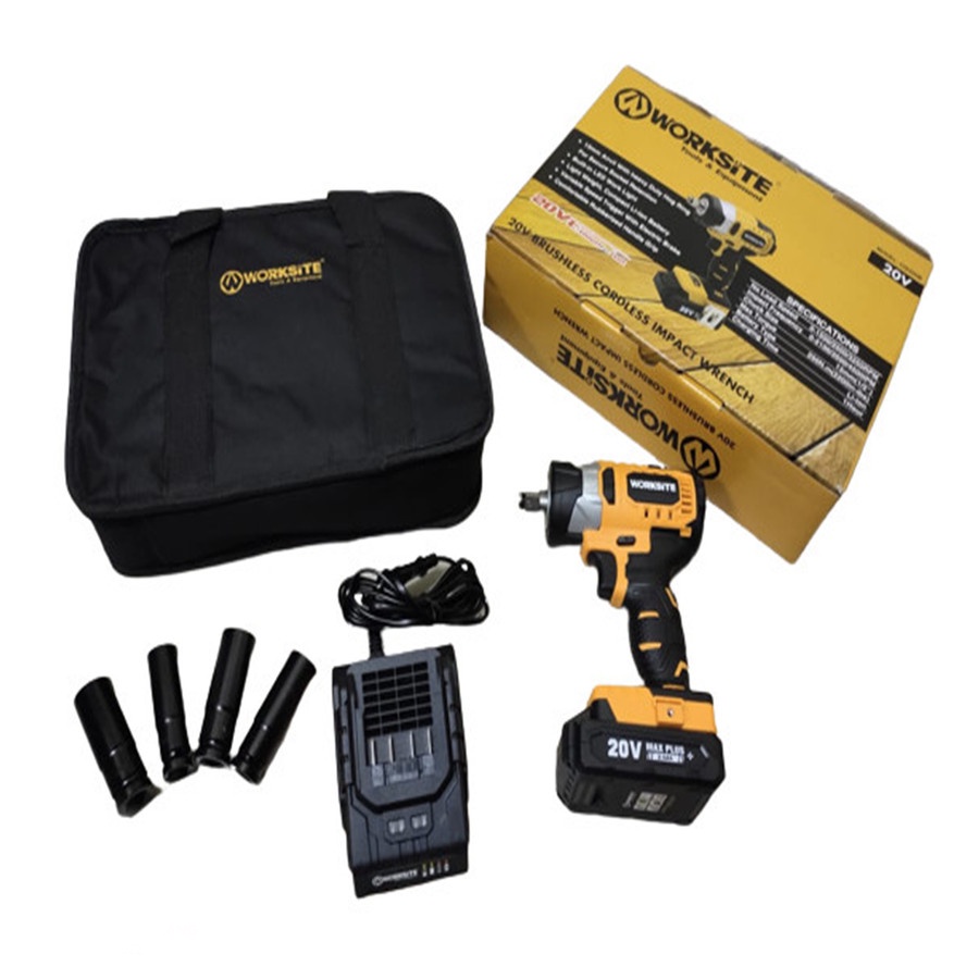 Cordless Impact Wrench Brushless Jld Mesin Pembuka Baut Bor Worksite