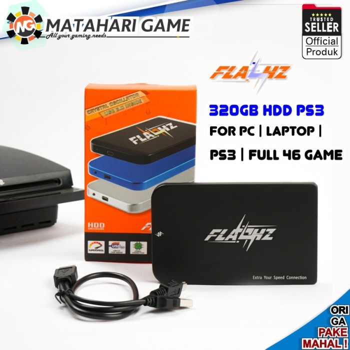 Hardisk PS3 320GB - hdd ps3 External Support PS3 Full Game Terbaru