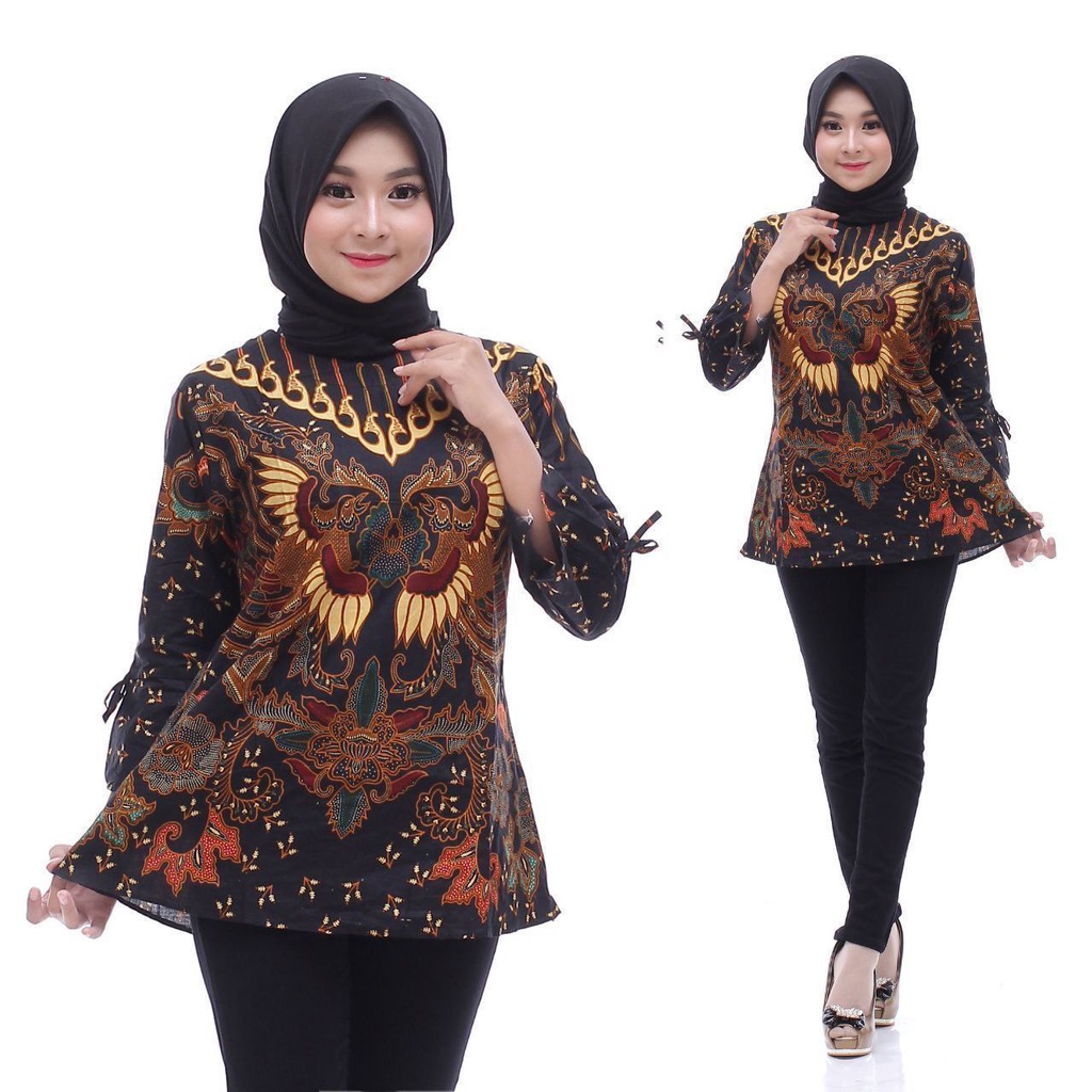 Atasan Batik Wanita PPBTK07 Modern Batik murah Cassual Atasanbatik Wanitabatik