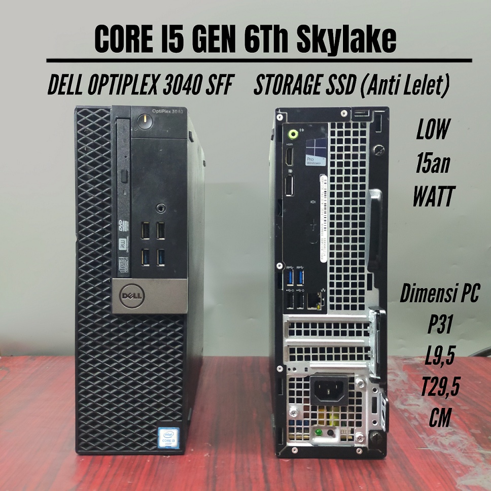 Komputer Cpu PC Mini Murah CORE i7 CORE i5 CORE i3 C2D ATOM Simpel Hemat Listrik