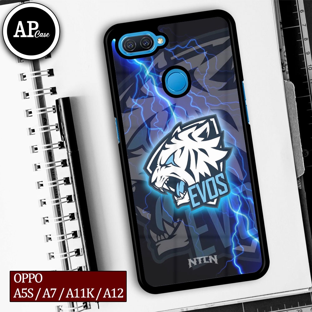 Case OPPO A5S / A7 / A11K / A12 Hardcase 2D Glossy Case [ MOTIF EVOS ] Terbaru Ap Case - Custom Case