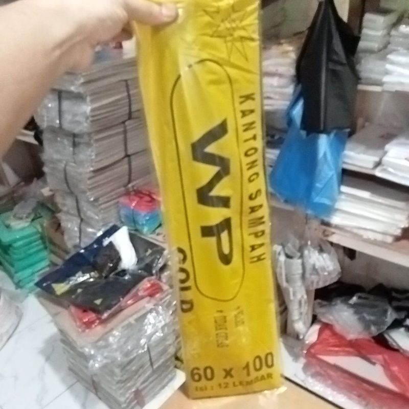 Hd plastik sampah 60x100 polybag sampah kantong sampah hitam