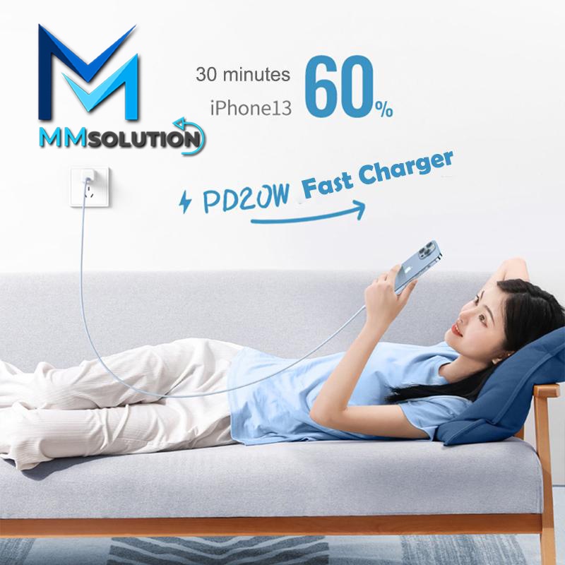 UGREEN MFI Kabel Fast Charging Type C to Lightning iPhone Silicone