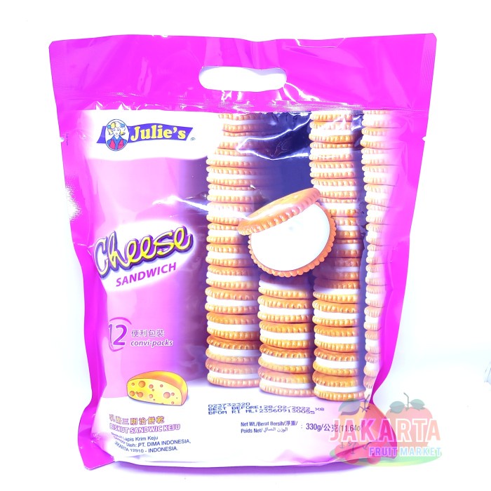 

CAMILAN INSTAN JULIES CHEESE SANDWICH 330G