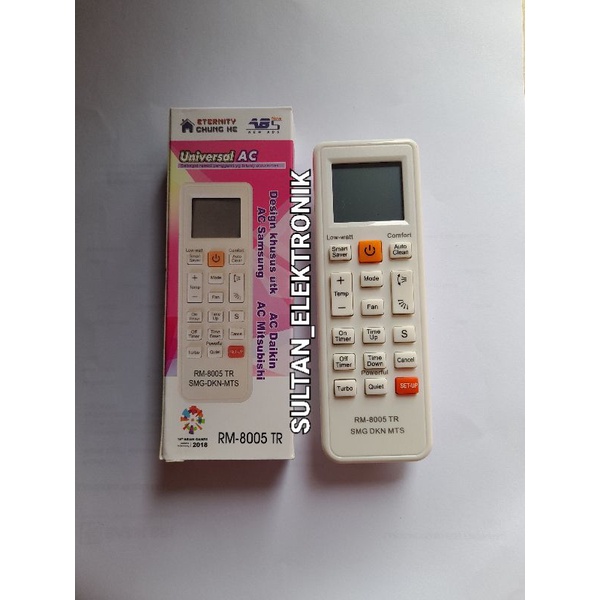 Remot Remote MULTI AC Samsung / DAIKIN / MITSUBISHI TYPE CHUNGHE K 8005 TR