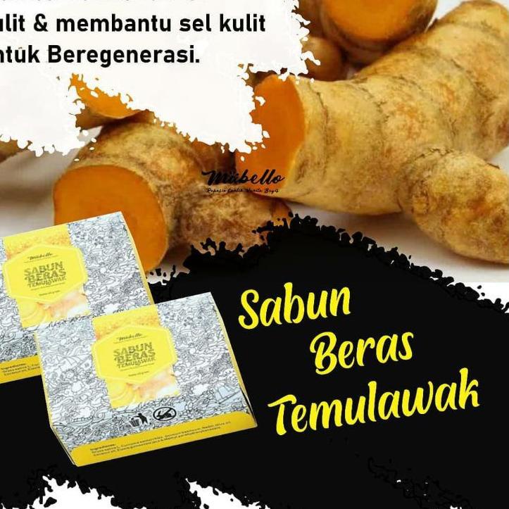 Harga lebay Mabello Sabun Wajah Sabun Beras Temulawak