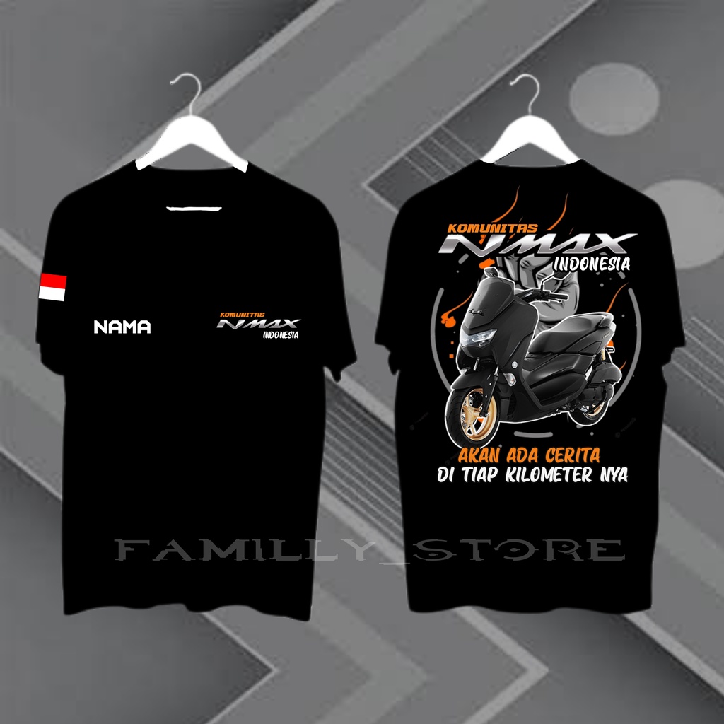KAOS NMAX/KAOS NMAX TERBARU/KAOS NMAX NEW/KAOS NMAX OLD/KAOS NMAX SUNNMORI/KAOS NMAX LENGAN PANJANG/