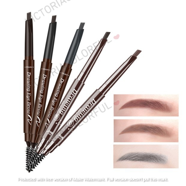 DNM Pensil Alis 2 Sisi Warna Hitam