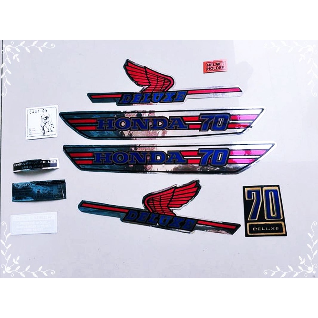 decal stiker set body honda c70 termurah di bandung Motor Custom