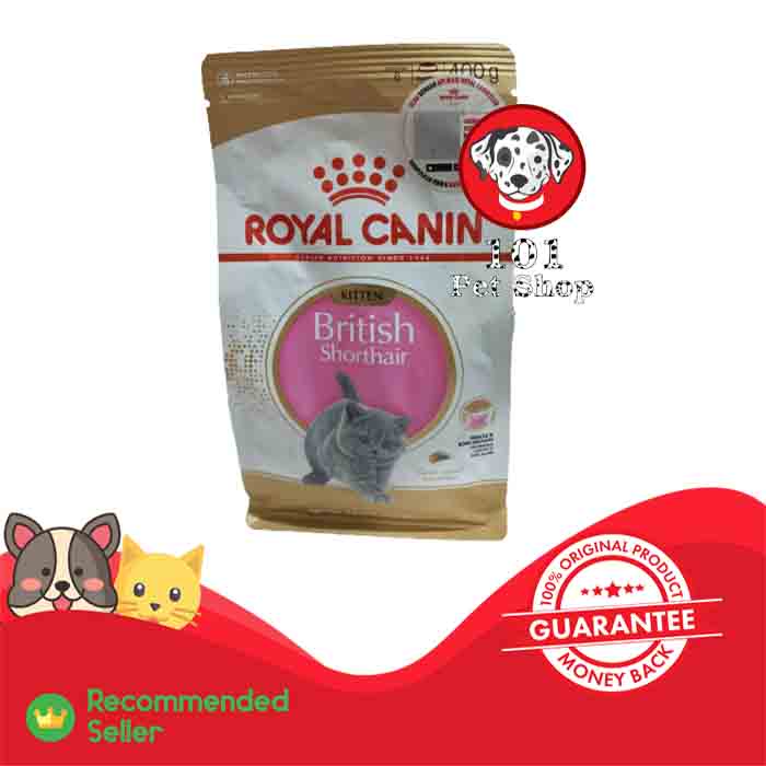 MAKANAN KUCING ROYAL CANIN KITTEN BRITISH SHORTHAIR 400GR