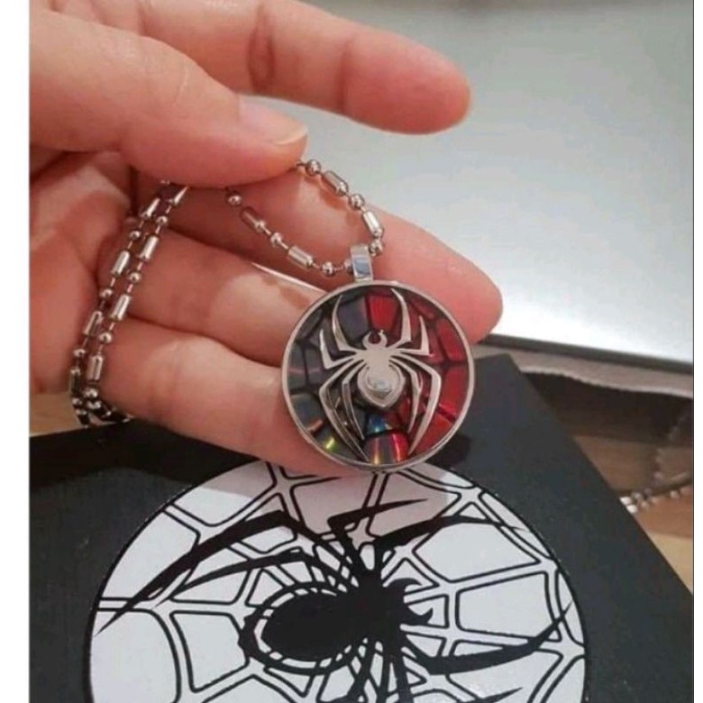 PRELOVED KALUNG SPIDERMAN MCI KALUNG KESEHATAN MCI ORIGINAL ORI ASLI KALUNG GERMANIUM MCI KALUNG ANT