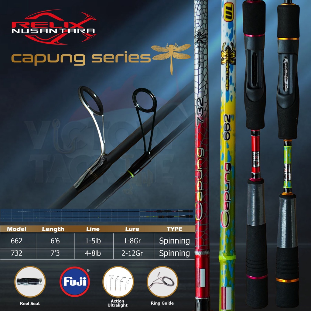 JORAN PANCING RELIX NUSANTARA CAPUNG SERIES 622 | 632 | 662 | 702 | 732 | 762 | JORAN SPINNING | JORAN BAITCASTING