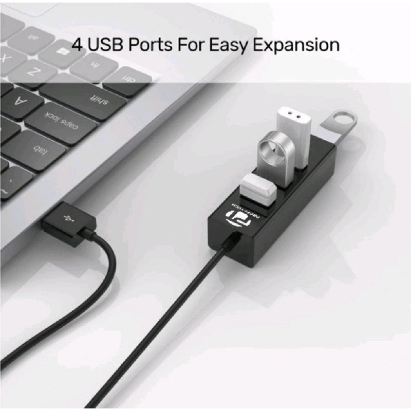 Usb Hub 4 Port Profftech 480Mbps Hi-Speed Support 2x1 TB