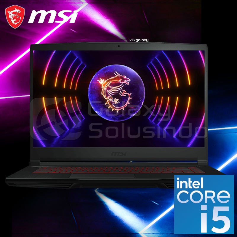 MSI GF63 12VE 043ID THIN Intel Core i5-12450H,  RTX4050-6GB, 512GB-SSD, 16GB , 15.6&quot;, Win11Home - Gaming Notebook