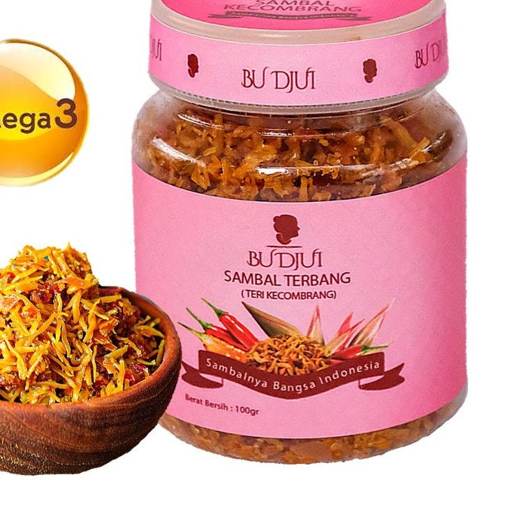 

✴ SAMBAL BU DJUI Crispy Terbang Teri Kecombrang ➶