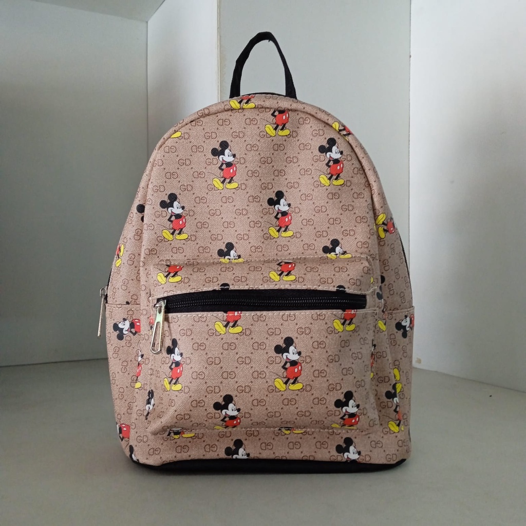 BESTSELLER tas ransel cewek mini crem/tas ransel Backpack mini murah FREE ONGKIR/GRATIS ONGKIR