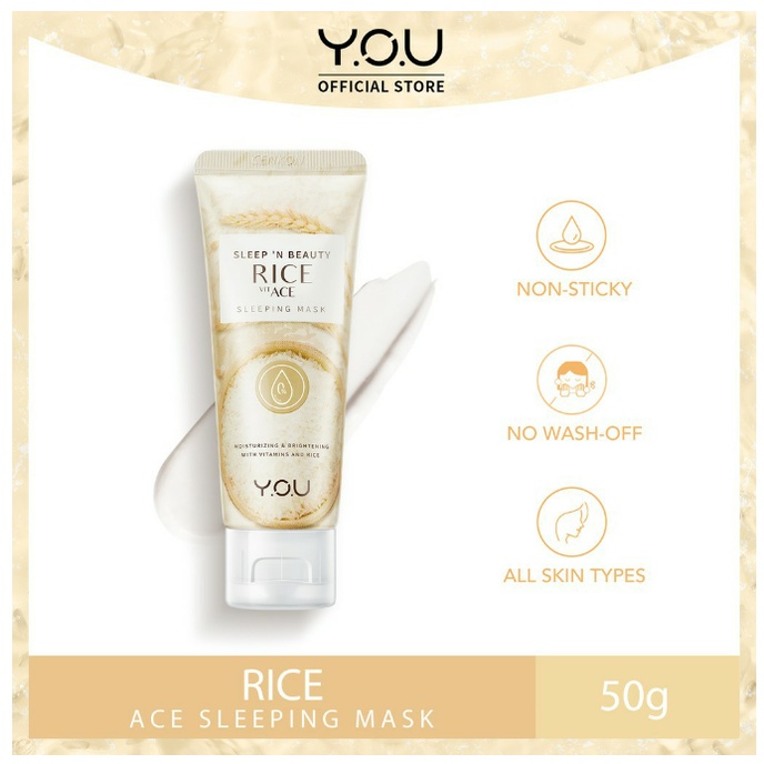 YOU Sleep 'n Beauty Rice Vit ACE Sleeping Mask 50gr