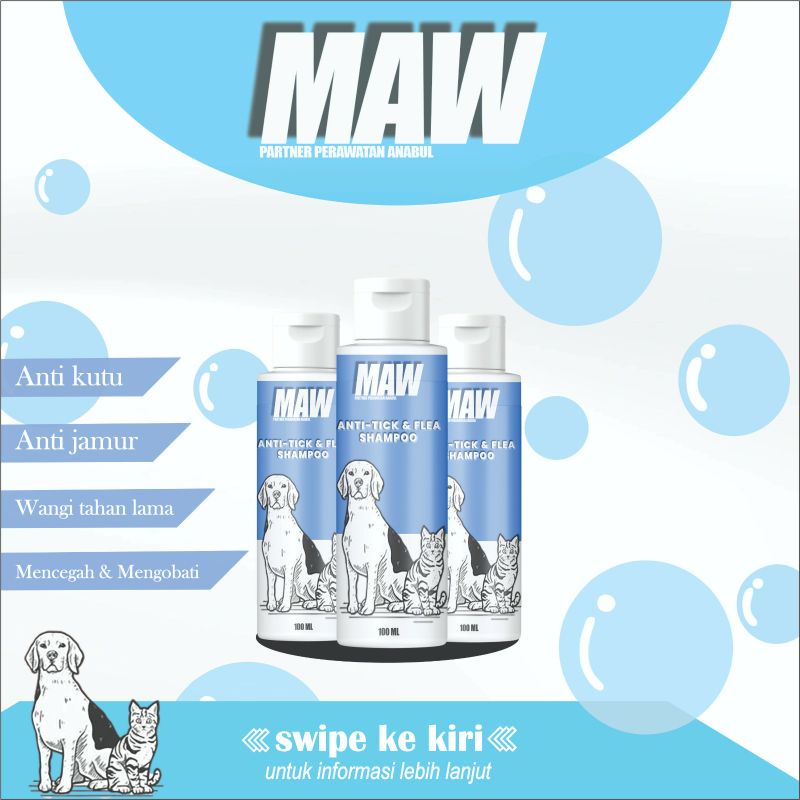 MAW SAMPO KUCING & ANJING // ANTI KUTU