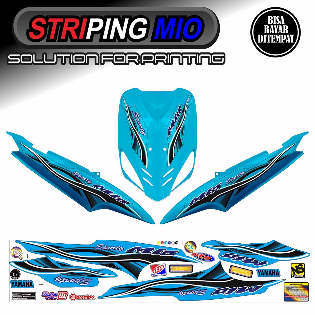 STRIPING VARIASI MIO SPORTY / MIO SMILE