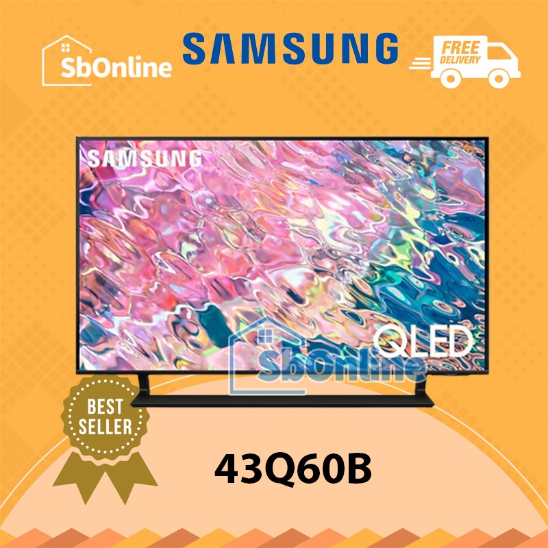 SAMSUNG 43Q60B QLED UHD 4K Smart TV 43 Inch QA43Q60BAKXXD