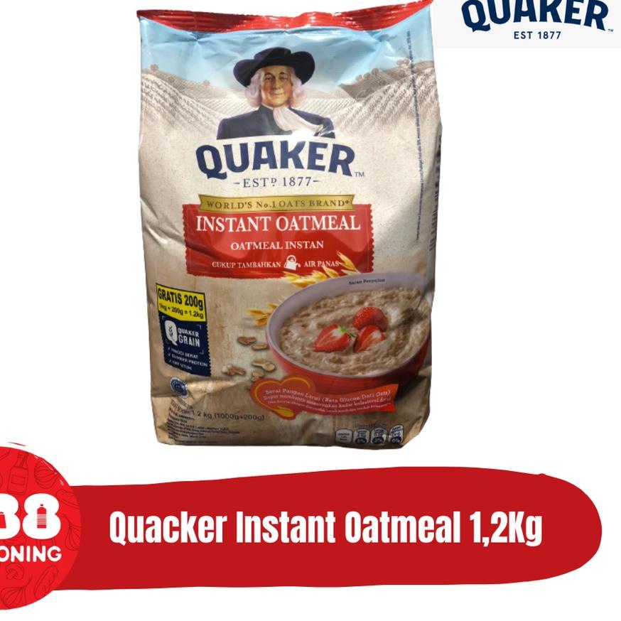 

PROMO⚡️-QUACKER INSTANT OATMEAL/ HAVERMOUT 1,2Kg