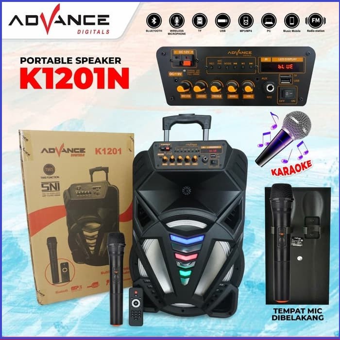 ADVANCE Speaker meeting bluetooth 12 inch K 1201 N