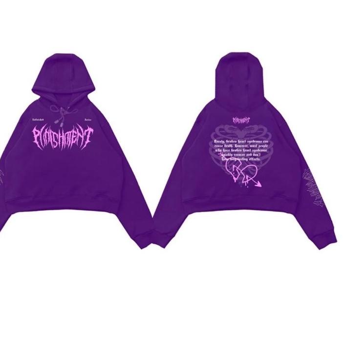 ➸ HOODIE CROP ORIGINAIL PUNISMENT/UNIFINISHED /JAKET PRIA/SWEATER PRIA/HOODIE OVERSIZE/HOODIE CROP ❃