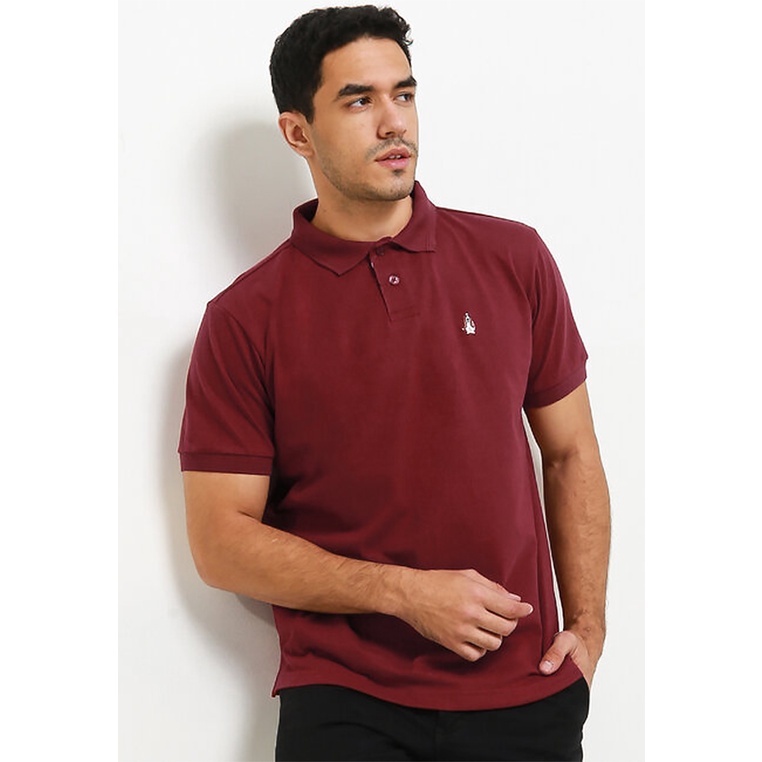 Kaos Polo Hush Puppies Original bergaya urban sporty dengan detail bordir logo T Shirt Dinner Trendy