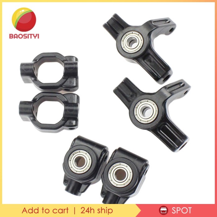 

Terlaris Cutting Nq253 Bao1-8 Front&Rear Steering Hub Carrier Carrier For104001 1 10 Rc