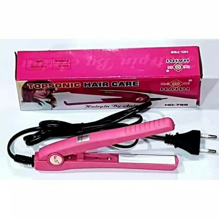 Catokan Mini Haidi Topsonic Hair Stylist Care Aksesoris Wanita Sisir Catok Kekinian Canggih Sisir Pe