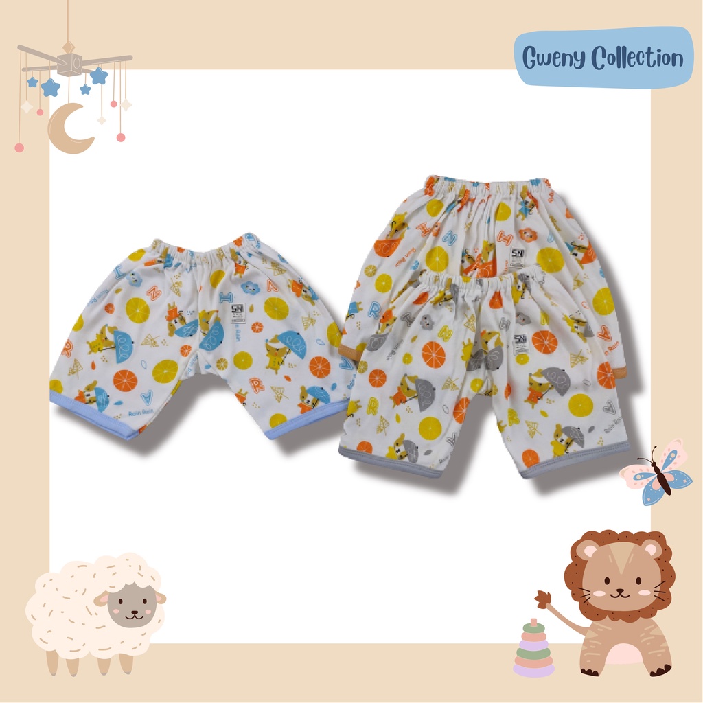 CELANA PENDEK BAYI UNISEX COTTON BABY GLOW