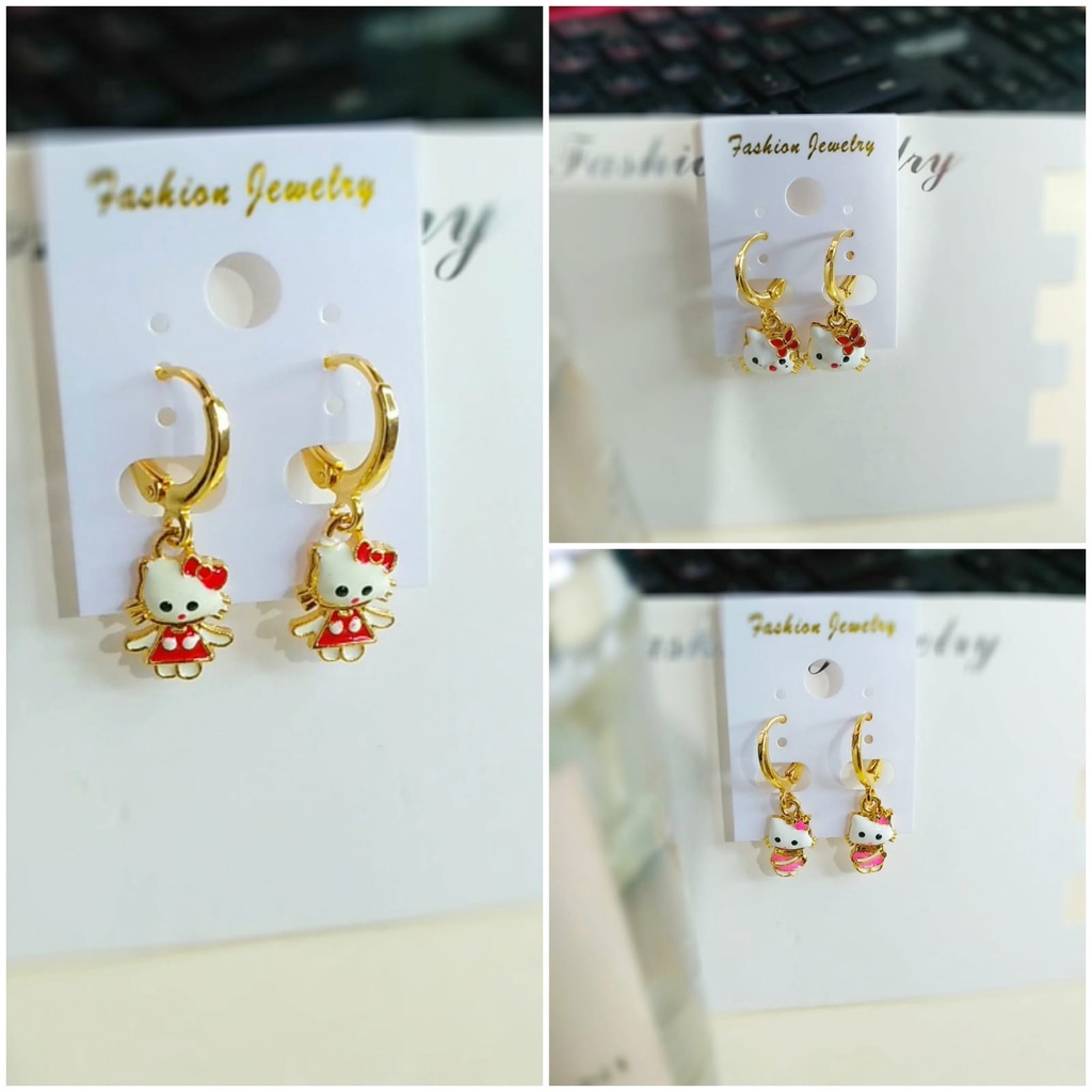 AV422 Grosir Anting Anak Karkter Anting Xuping Hellokitty