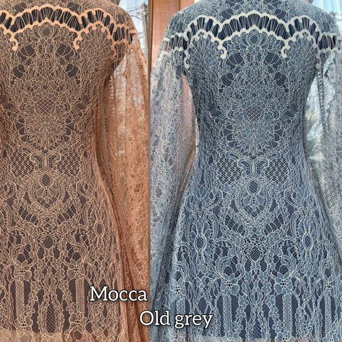 ♢ () CHANTILLY, SANTILI, BROKAT SANTILI, BRUKAT SANTILI, SEMI PRANCIS, BROKAT HALUS ✵