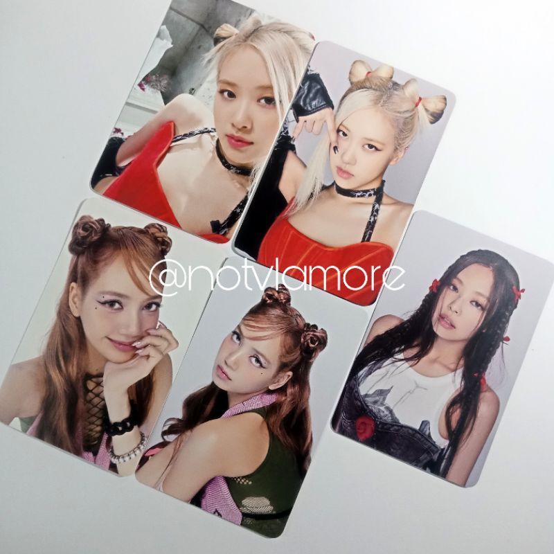 Jual [ready] Photocard Blackpink Bornpink Md Toploader Kit Jennie Rose