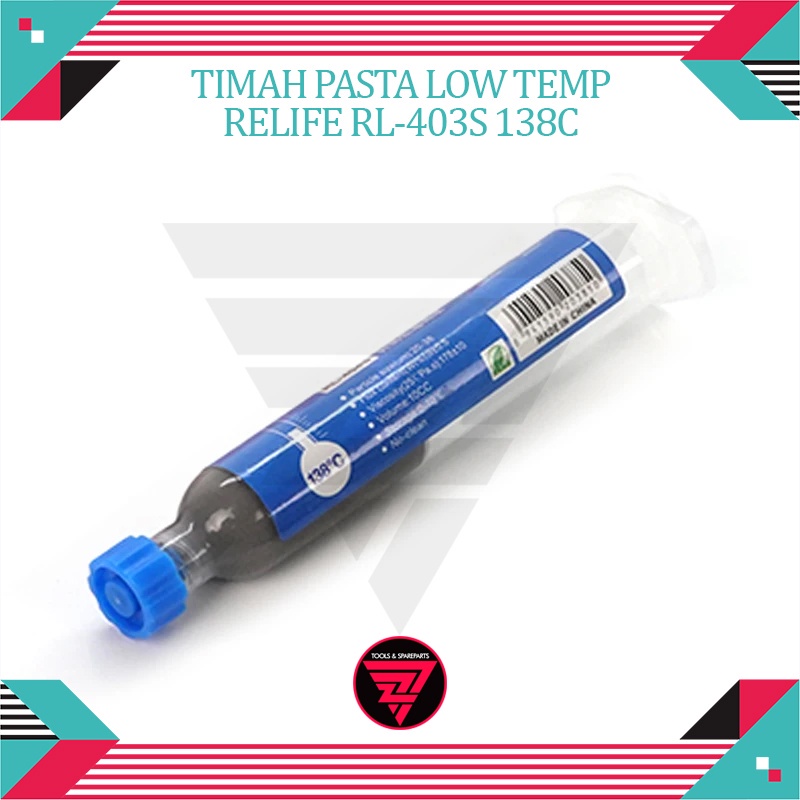 Timah Pasta Suntik Relife Rl-404S Low Temperature / Timah Pasta Suntik / Timah Cair Relife
