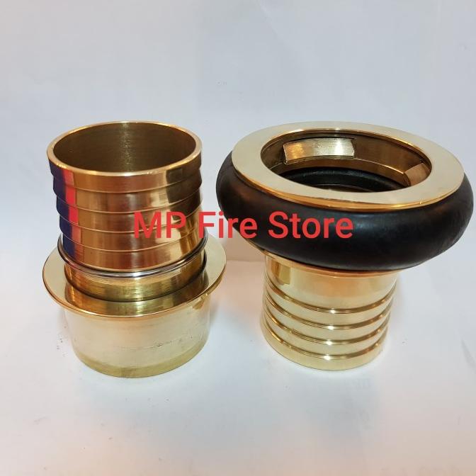 Coupling Machino Kopling Selang Pemadam Kebakaran 2 Inch Kuningan