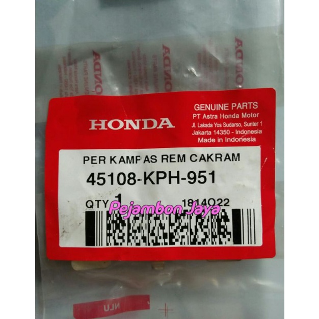 45108KPH951 PER KAMPAS REM CAKRAM