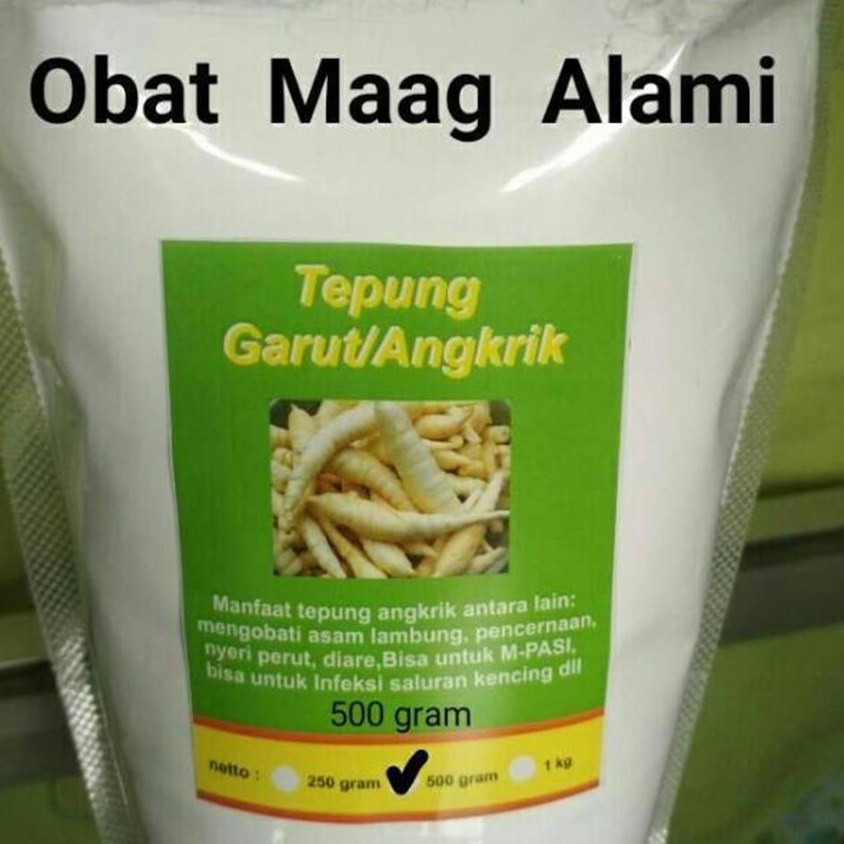 

Harga lebay Tepung Pati Garut Organik/ Pati Garut /Pati Asam Lambung/ Arrowroot/ Angkrik 500 gr