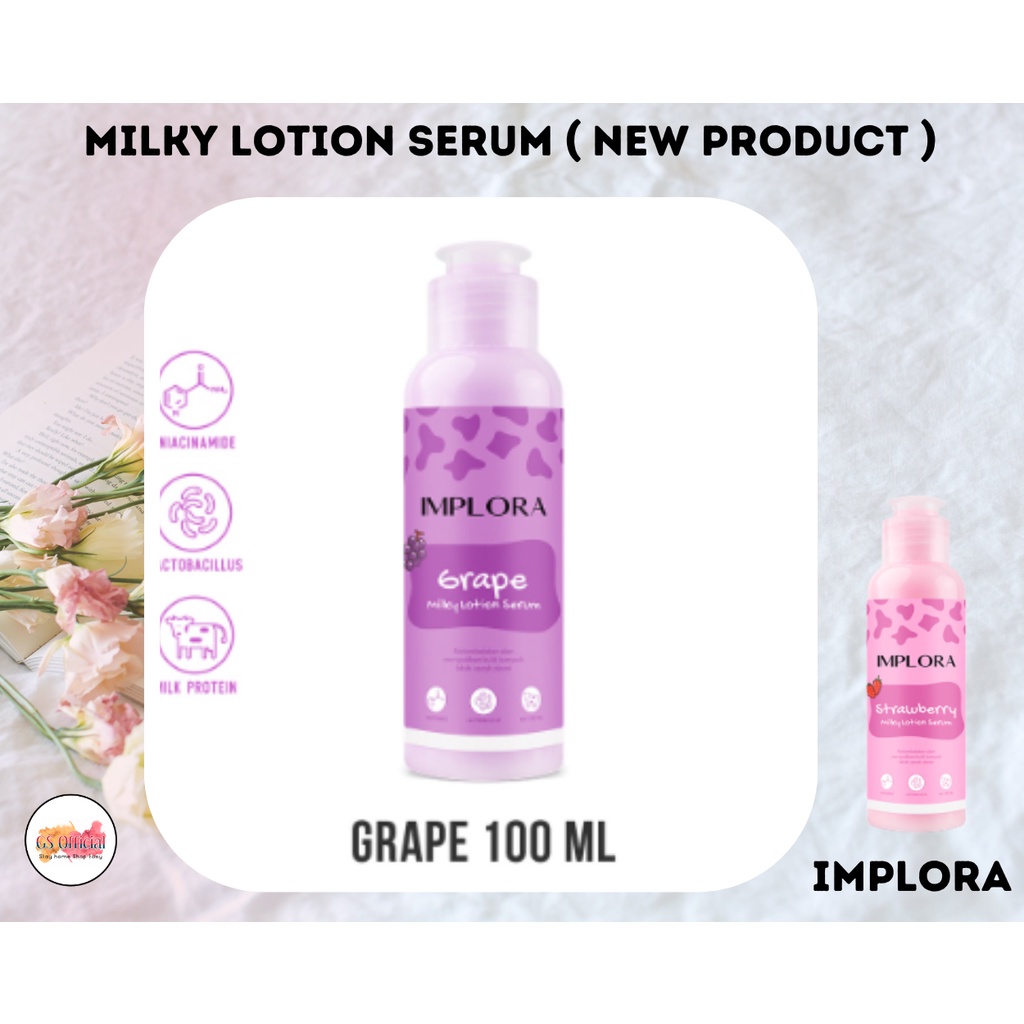 IMPLORA MILKY BODY LOTION 60 ML &amp; 100 ML