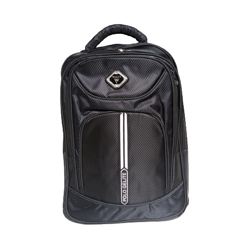 Tas Ransel Polo Gliter Hitam Backpack