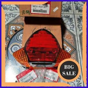 onderdil STOPLAMP SONIC 125 OLD LAMPU BELAKANG SONIC LAMA SONIC THAILAND SET 33701KGH901 33703KGH901