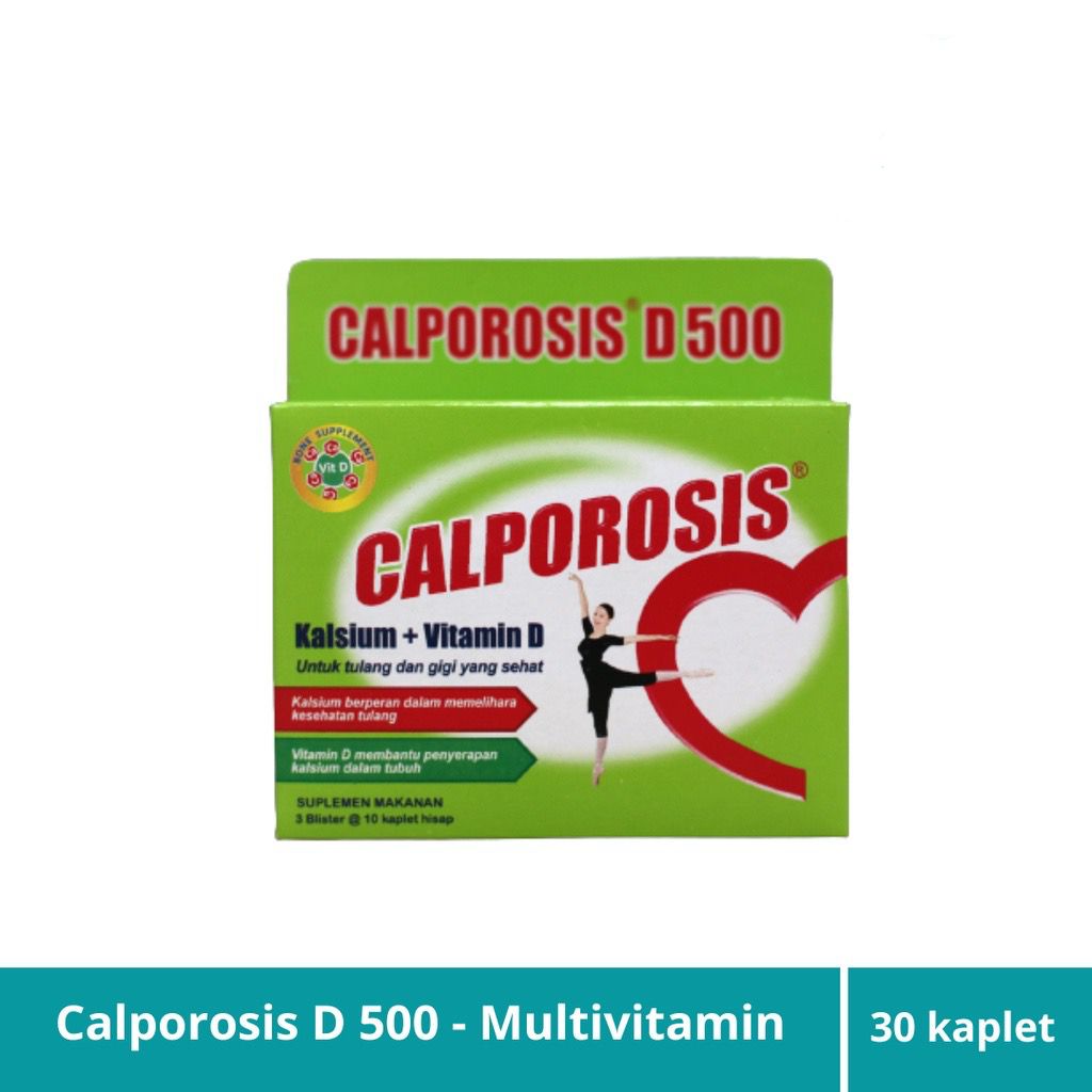 Calporosis D 500 Mg Box 30 Kaplet