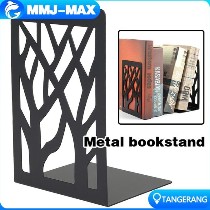 

Terbaru !!! 1 Pasang Penyangga Buku/Metal Bookstand/Stand Buku/Holder Buku