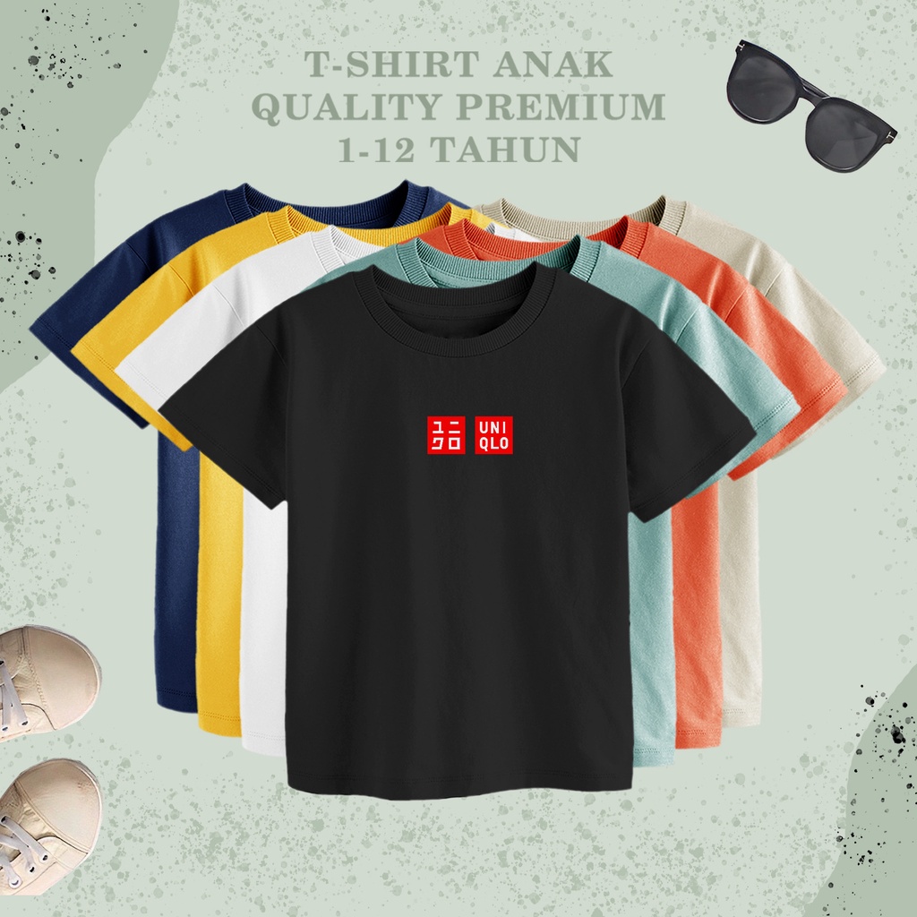 kaos anak kaos unisex kaos anak laki laki 1-12 th kaos anak distro