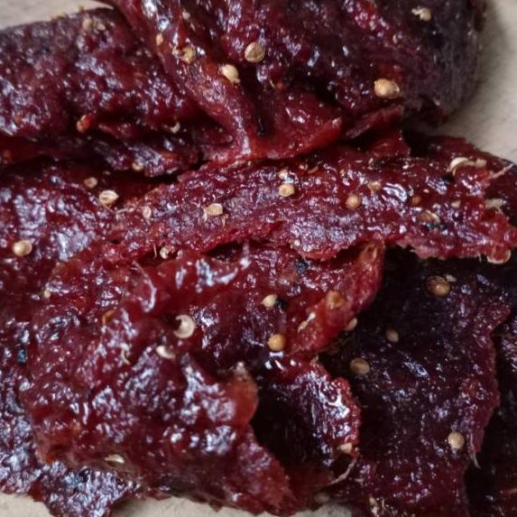 

➢ Dendeng sapi manis 400 gr / dendeng sapi empuk dan halal ➦