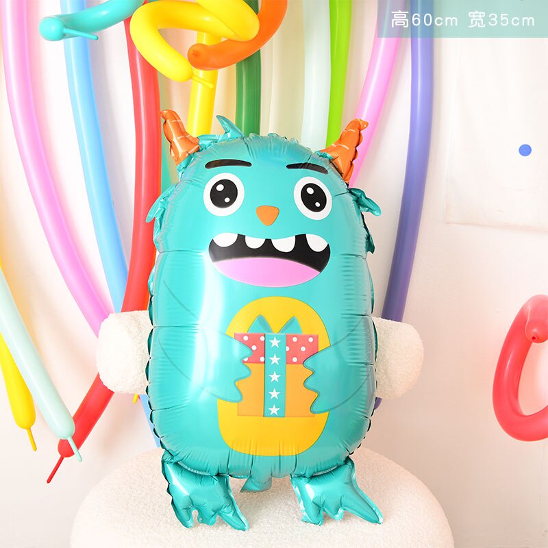 Balon Foil ALIEN MONSTER CUTE Tema Luar Angkasa