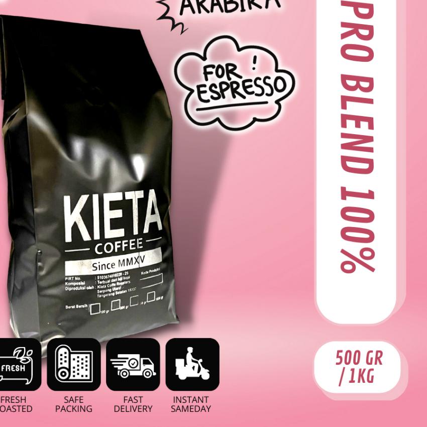 

☞ Biji Kopi 1kg Espresso Blend Arabika 100% ♪