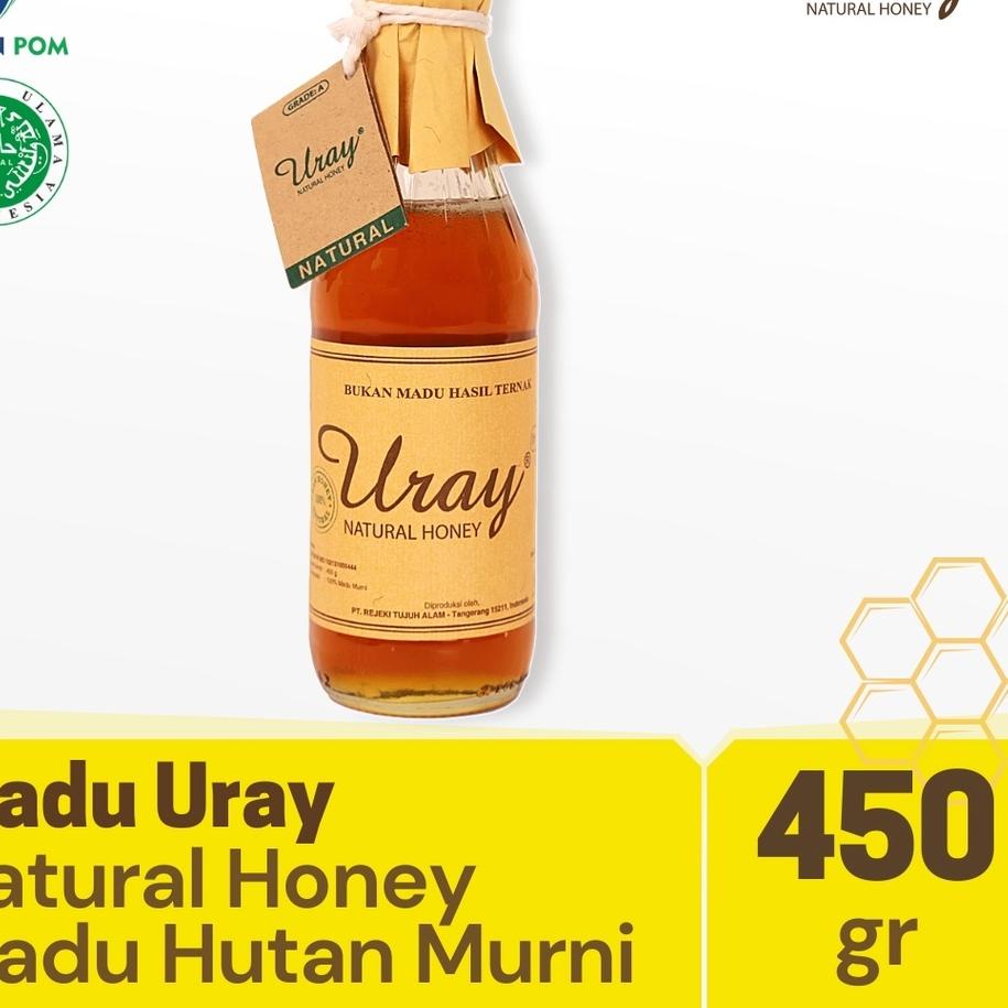 

✩ Uray Natural Honey 450gr - Murni - Hutan Asli ☁