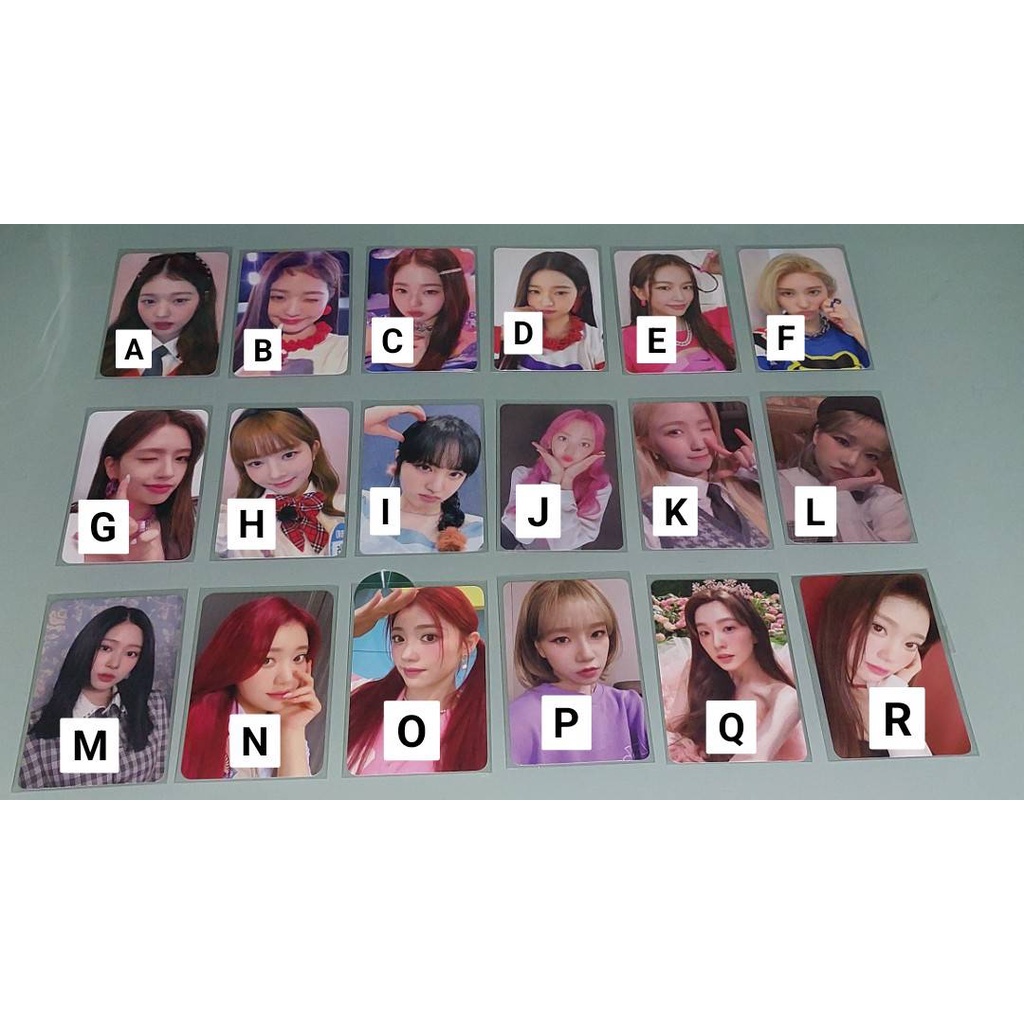 PC PHOTOCARD WONYOUNG YUJIN GAEUL REI LIZ IVE BENE BENEFIT SAKURA HITOMI YURI BARET MINJU ONEREELER 