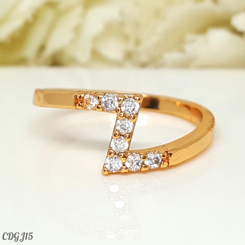 PGX Cincin Xuping Wanita Lapis Emas Aksesoris Perhiasan Fashion Premium - Z103